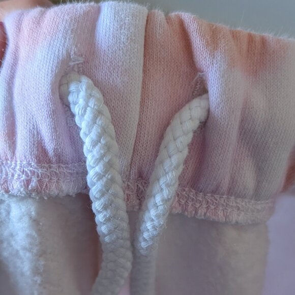 Lazy Pants - Tie Dye Pink/Blue Warm Jogging Pants - Size - M - Picture 6 of 7